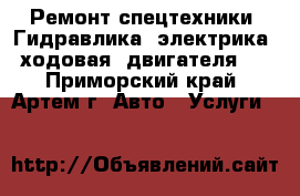 Ремонт спецтехники. Гидравлика, электрика, ходовая, двигателя.  - Приморский край, Артем г. Авто » Услуги   